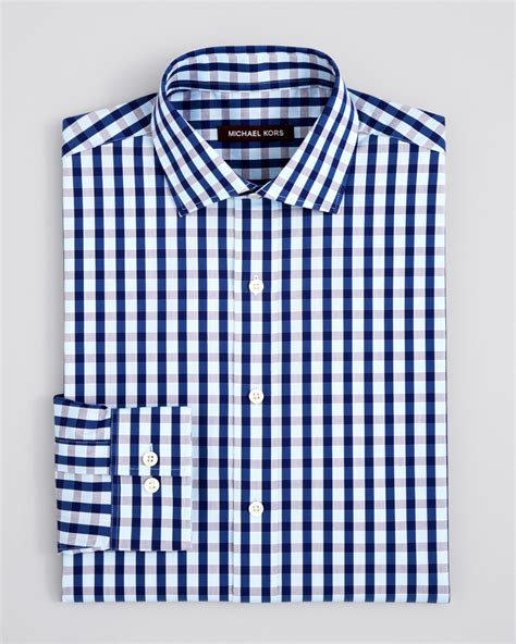 michael kors light blue dress shirt mens|Michael Kors men's shirts clearance.